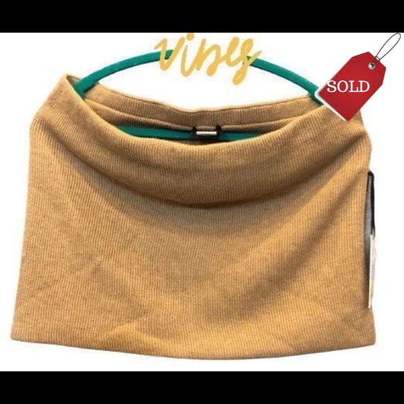 W by Worth Dresses & Skirts - W by Worth Knitted Camel Mini Skirt (S)